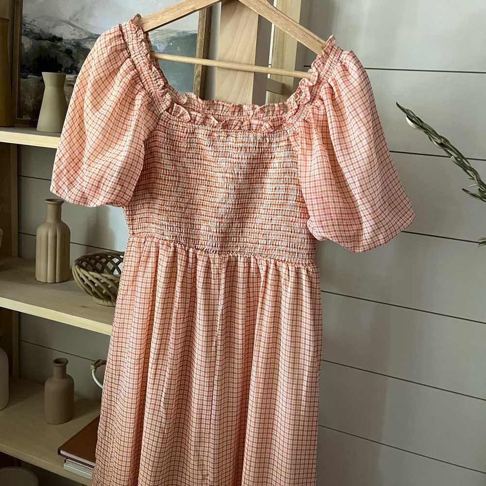 Lauren Conrad Plaid Midi Dress